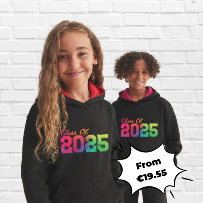 Class Leavers Kids Varsity Hoodie Thumbnail